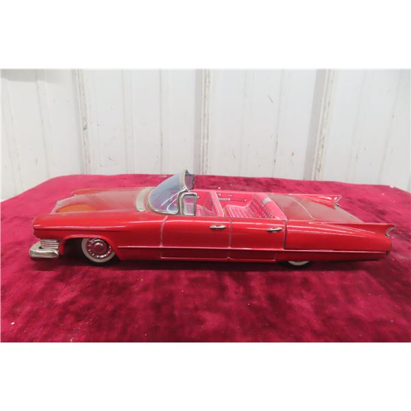 Cadillac Convertible Friction Drive - 1960's Style, No Box. New, Never Played With. 12" x 4"