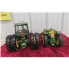 Image 7 : Two John Deere Die-Cast Tractors: 6410 with FEL and 4630, 1/16 Scale