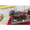 Image 3 : Draft Horses with H&M Grain Wagon Display, 24" Long, in Fitted Box