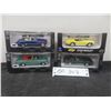 Image 1 : Four 1/43 Scale Die-Cast Cars: 1989 Mustang, 1955 Buick, 1967 Chevrolet, 1949 Buick Corvette