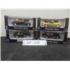 Image 1 : Four 1/43 Scale Die-Cast Cars: Mercedes-Benz 1957 Roadster, 1955 Cabriolet 300S, 1992 600SL, and