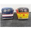 Image 3 : Two Corgi Buses, 8 1/2" × 2 1/4" × 1" 