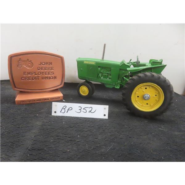1982 Final Edition Bank with 1929 Model GP Wide Tread Artwork, Includes John Deere Tractor