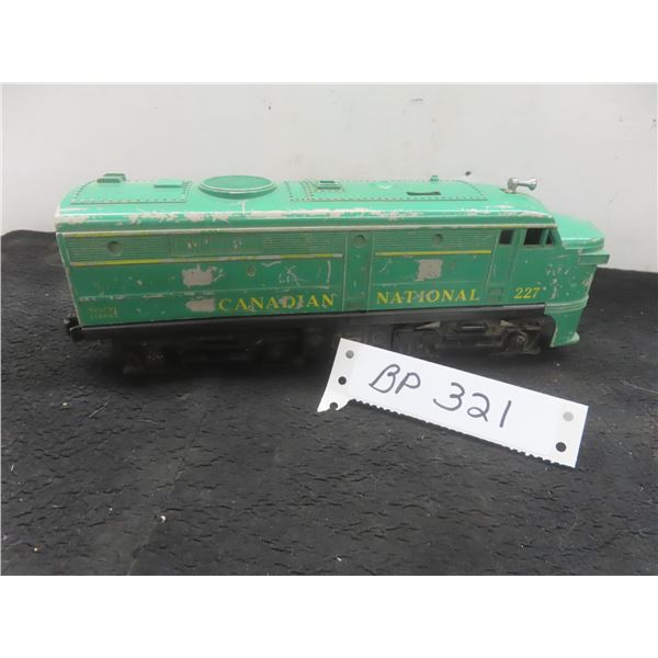 Rare Lionel #227 Canadian National Green Powered Locomotive, O Gauge