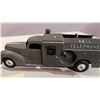 Image 2 : Hubley Bell Telephone Service Truck, 9 Inch - Hubley Tractor 7" Metal.