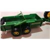 Image 4 : Massey 8270 Tractor Diecast + Grain Bin 7", John Deere Tractor + Spreader 6"