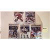 Image 1 : 5 NHL Fridge Magnets 6" x 7.5": Belfour, Roy, Lemieux, Gretzky, Hull.