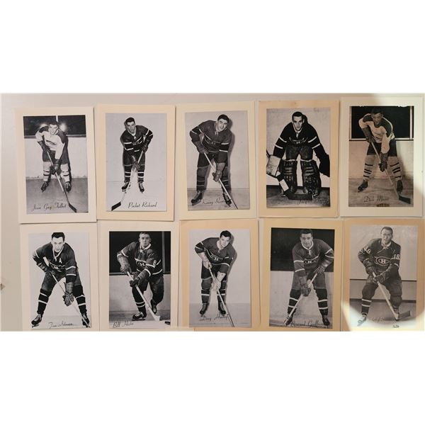 10 Group 2 Beehive NHL Photos 1944-63: Montreal Canadiens.
