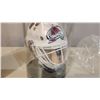 Image 3 : 2 NHL Goalie Masks – Sharks & Avalanche – 5.5" x 7.5".