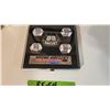 Image 1 : Collector Set #1719/9999 – Gretzky’s 4 Team Jersey Pins.