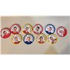 Image 2 : 10 1995-96 (66-67) Parkie Reproduction Coins – Set of 30 NHL Team Caps.