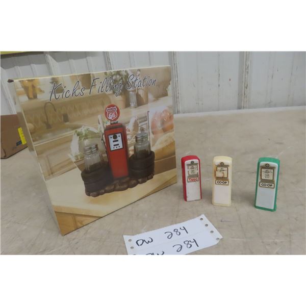 Cunningham Gas Station Salt & Pepper Models – Vintage and More