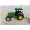 Image 2 : Die-Cast John Deere Tractor with Loader and Farm Equipment
