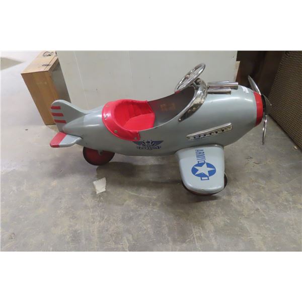 Modern Army Plane with Rotating Propeller – 40" Long, 36" Wingspan