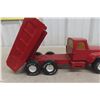 Image 4 : NyLint Pressed-Metal Dump Truck – 15 1/2" Long – Missing Grille