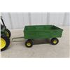 Image 3 : Ertl John Deere Tractor and Wagon Combine – 19" Long – 1/18 Scale