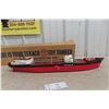 Image 1 : Texas Toy Tanker in Box – Molded Plastic by Wen Mac – Motorized Battery Model