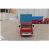 Image 3 : Four Corgi Toys Chipperfields Die-Cast Truck-and-Trailer Animal Haulers – Largest 10" Long