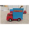 Image 4 : Four Corgi Toys Chipperfields Die-Cast Truck-and-Trailer Animal Haulers – Largest 10" Long