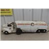 Image 8 : North Star Pressed-Metal Tanker Truck and Trailer – 1950s – 27" Long