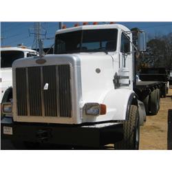 1988 PETERBILT 357 TANDEM AXLE FLATBED TRUCK