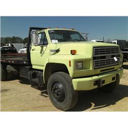 1990 FORD F800 S/A FLATBED
