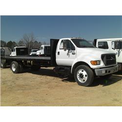2000 FORD F650 S/A FLATBED