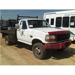 1997 FORD F350 S/A FLATBED