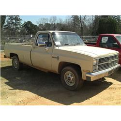 1984 CHEVROLET C20 S/A PICKUP