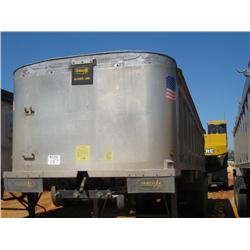2007 TRAILSTAR 32' TRI-AXLE ALUM DUMP TRAILER