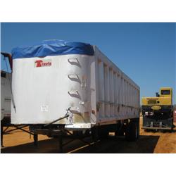 1994 TRAVIS 30' ALUMINUM DUMP TRAILER