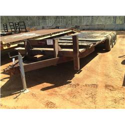 SHOPBUILT 19' TRI-AXLE TRAILER