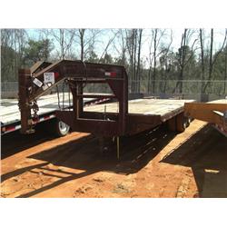 SHOPBUILT 24' DUAL TANDEM GOOSENECK TRAILER