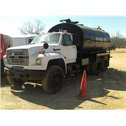 1986 FORD T/A WATER TRUCK