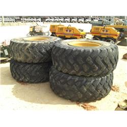 (1) LOT 4 20.5R25 TIRES & WHEELS