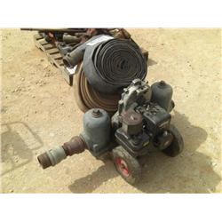 3" GAS WATER PUMP W/HOSE