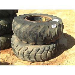 (1) LOT 5 TIRES & WHEELS