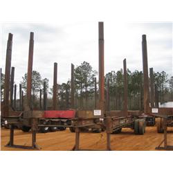 1984 REBEL 4 BOLSTER LOG TRAILER
