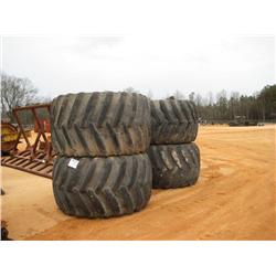 (1) LOT 44.00X73 SKIDDER TIRES