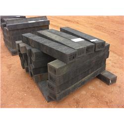 (1) LOT RUBBER LANDSCAPE TIMBERS