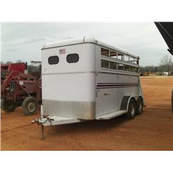 1995 BEE 13' HORSE TRAILER