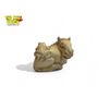 Image 2 : Antique Hand Carved Ivory Horse & Frog Figurine