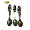 Image 1 : 3x Vintage First Nations Chief Sterling Silver Spoons