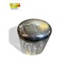 Image 2 : Antique F & B Sterling Silver Lidded Glass Fluted Container