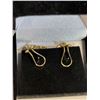 Image 3 : Vintage Amethyst Diamond & 14k Gold (Plumb) Earrings