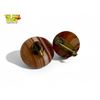 Image 2 : Antique Banded Agate Curling Stone Watch Fob & Agate Pin