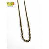 Image 2 : Rare Antique 10k Gold Graduated Bead Necklace Marked Inside Clasp
