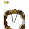 Image 2 : Antique 18k Gold Operculum Shell Asian Bracelet