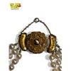 Image 2 : Exquisite 14k Gold South Sea Baroque 3 Strand Pearl Necklace With 14k Gold Safety Chain