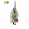 Image 2 : Vintage Mother Of Pearl Snake Pendant On Chain